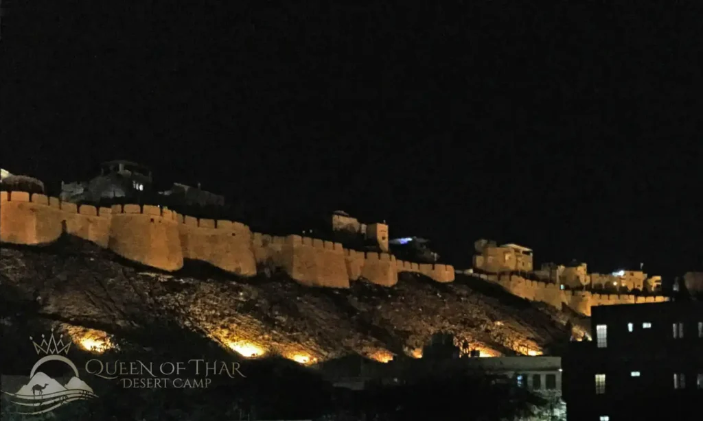 Jaiselmer fort at night