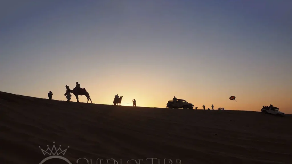 Camel safari in Jaisalmer
